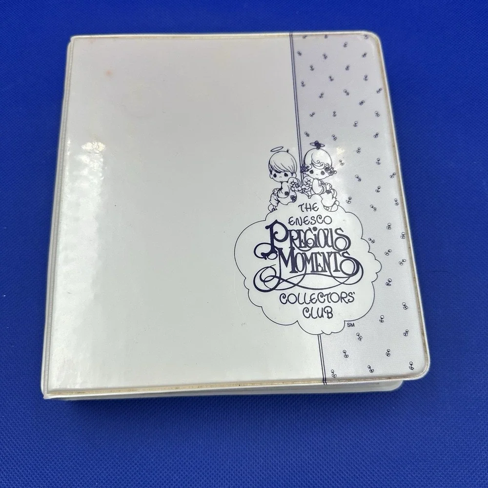 VTG Precious Moments Enesco Collector's Club Gift Registry Binder 1970-1994 Tabs